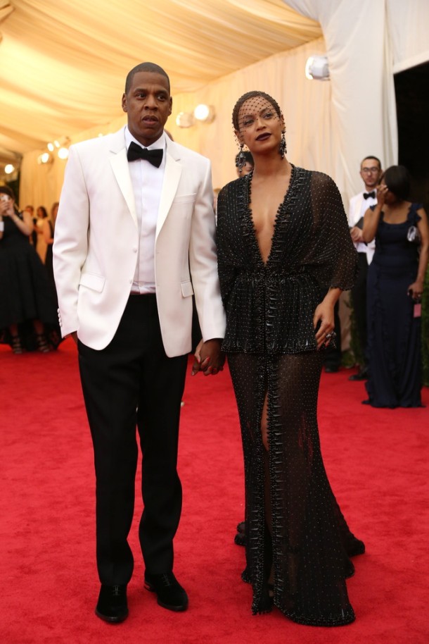 Jay Z and Beyoncé Knowles both in Givenchy.